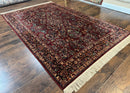 5.9 x 9 Karastan Rug Red Sarouk Rug