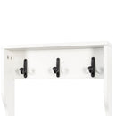 2-in-1 Coat Rack and Nightstand,Wood Bedside/Entryway Storage Organizer with Drawer & Hooks, Freestanding Clothes Hanger for Bedroom,Hallway