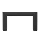 U_STYLE Sophisticated Console Table with Pine Veneer and Vertical Striped,Suitable for Entryway, Hallway, Living Room, Bedroom,Dining room