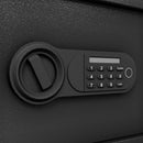 Steel Security Safe and Lock Box with Electronic Keypad - Secure Cash, Jewelry, ID Documents, Black,1.16 Cubic Feet