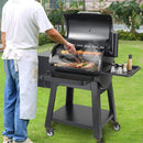53-Inch Heavy-Duty Portable Wood Pellet BBQ Grill With Cart (SAK93641)