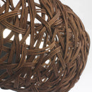 Perimost 35 Inch Golden Bronze Luxury Rattan Fandelier