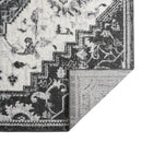 8' X 10' Gray Rust and Orange Medallion Power Loom Area Rug
