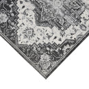 8' X 10' Gray Rust and Orange Medallion Power Loom Area Rug