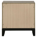 Valen 2-drawer Nightstand Bedside Table Light Taupe