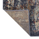 5' x 7' Light Gray Abstract Power Loom Area Rug
