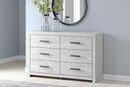 Cayboni Vintage 6 Drawer Dresser With Safety Stop White