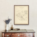 Vintage Map of Nottingham, New Hampshire 1892