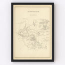Vintage Map of Nottingham, New Hampshire 1892