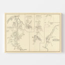 Vintage Map of Haverhill, New Hampshire 1892