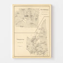 Vintage Map of Thornton, New Hampshire 1892