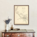 Vintage Map of Bristol, New Hampshire 1892