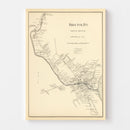 Vintage Map of Bristol, New Hampshire 1892