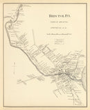 Vintage Map of Bristol, New Hampshire 1892