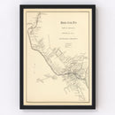Vintage Map of Bristol, New Hampshire 1892