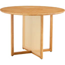 Table and chair set, ancient style solid wood dining table, imitation rattan table legs, beautiful simple solid wood dining chairation