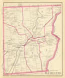 Vintage Map of Rochester, New Hampshire 1892