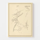 Vintage Map of Gonic, New Hampshire 1892