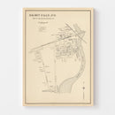 Vintage Map of Rollinsford, New Hampshire 1892