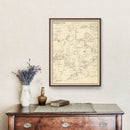 Vintage Map of Barrington, New Hampshire 1892