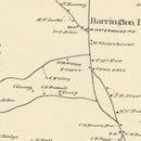 Vintage Map of Barrington, New Hampshire 1892