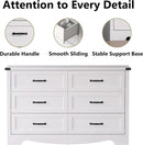 Six Drawer Dresser FortySevenInch Television Console