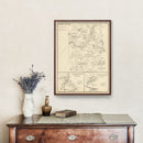 Vintage Map of Barnstead, New Hampshire 1892