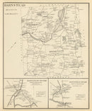 Vintage Map of Barnstead, New Hampshire 1892