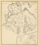 Vintage Map of Gilford, New Hampshire 1892