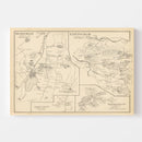 Vintage Map of Effingham, New Hampshire 1892