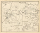 Vintage Map of Effingham, New Hampshire 1892
