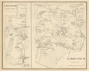 Vintage Map of Chatham, New Hampshire 1892