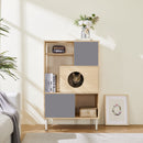 Furniture style Modern cat Bookcase Cat tree shelves with Storage