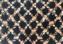 8.8 x 12 Karastan Garden of Eden Rug, Ebony Trellis