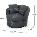 SWIVEL CLUB CHAIR
