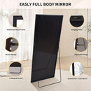 Full Length Mirror With Stand 34x76 Aluminum Frame