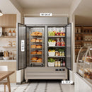 54-Inch Commercial 49 Cu.Ft 2-Door WiFi Refrigerator With Smart App Control (SAK10438)