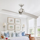 54" Shellcove Industrial DC Motor Downrod Mount Reversible Ceiling Fan with Remote Control