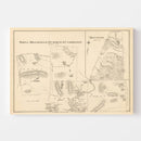Vintage Map of Millsfield, New Hampshire 1892