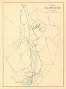 Vintage Map of Southington, Connecticut 1893