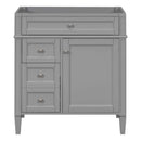 Bathroom Vanity With 2 Drawers And Tip-Out Drawer, Storage Cabinet