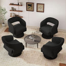Black ThreeSixty 360 Swivel Armchair Premium Collection