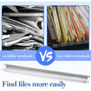 Stainless Steel Hanging File Rails 15.76 Inch Cabinets
