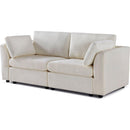 modular sofa whiten chenille fabric,  simple and grand, the seat and back is very soft. this is also a KNOCK DOWN sofa