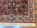 Karastan Rug 5.9 x 9 Red Sarouk
