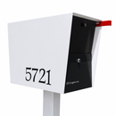 UpTown Box Locking Package Dropbox in WHITE - Modern Mailbox