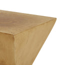 GEOMETRIC MGO SIDE TABLE,LIGHT NATURE COLOR