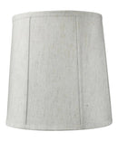14"W x 15"H Softback Drum Shade Textured Oatmeal Fabric