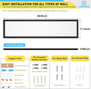 1x4 LED Ceiling Light 5500LM Dimmable 3000K 4000K 5000K