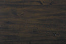 Brown Rectangular Dining Table Set Upholstered Chairs